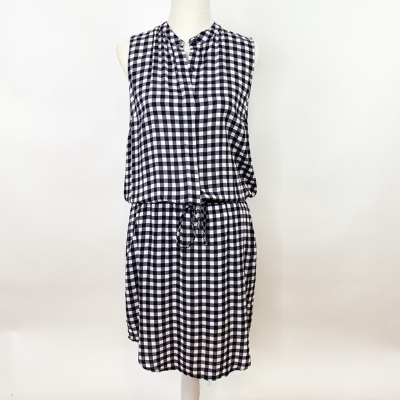 Splendid | Sleeveless Gingham Dress Tie Waist - Picture 1 of 7